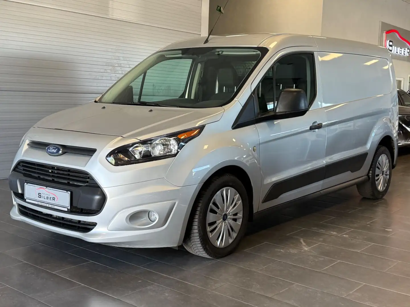Ford Transit Connect Kasten lang  Aut.Klima/1.Hand Zilver - 1