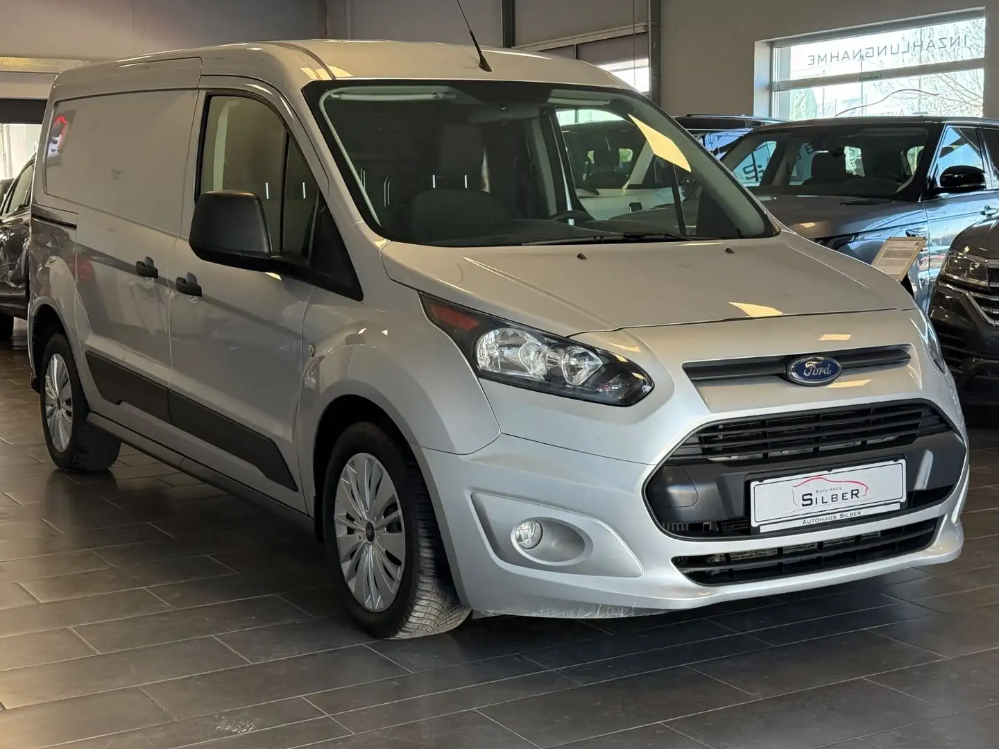 Ford Transit Connect Kasten lang  Aut.Klima/1.Hand Zilver - 2
