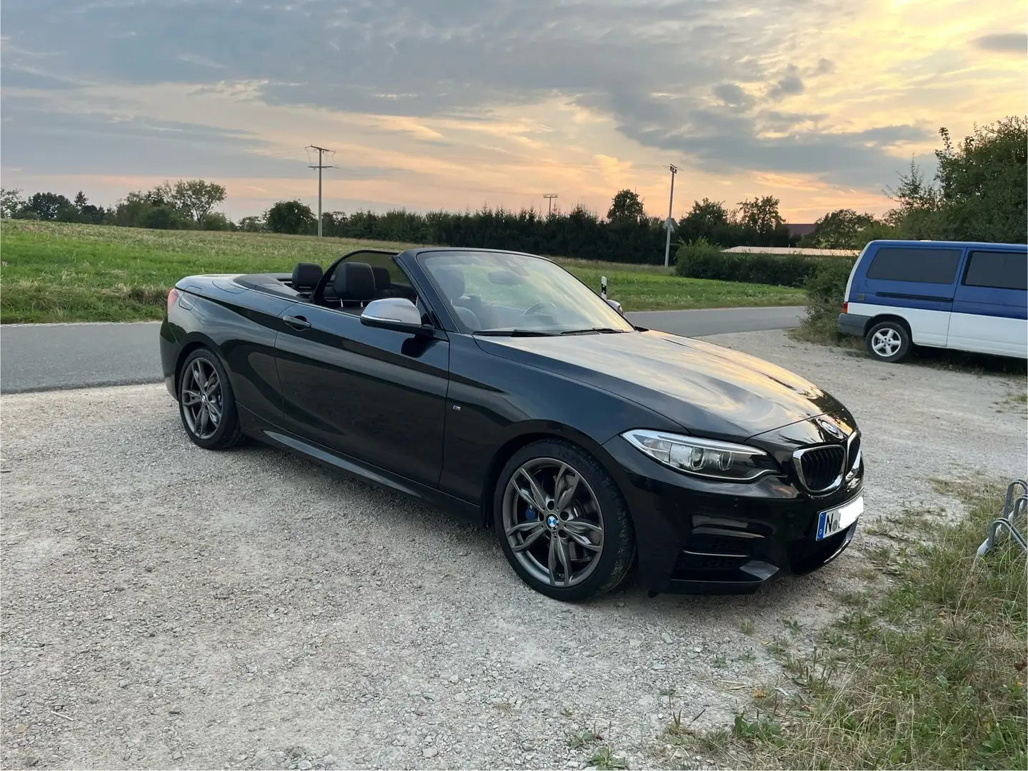 BMW 235 M235i Cabrio Sport-Aut. Fekete - 2