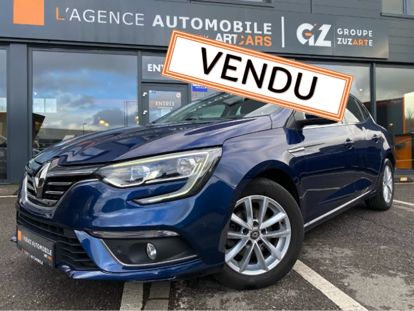 Renault Megane 1.5 DCI 116ch BVM GARANTIE 12 Bleu - 2