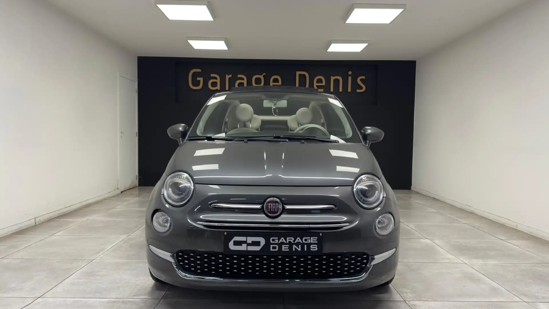 Fiat 500C 1.0  ch Hybride *GPS*AIRCO*GARANTIE 12 MOIS* Gris - 2