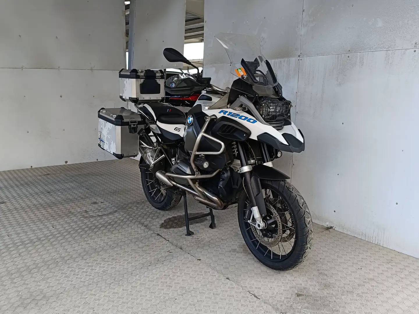 BMW R 1200 GS Adventure Abs my14 Blanc - 2