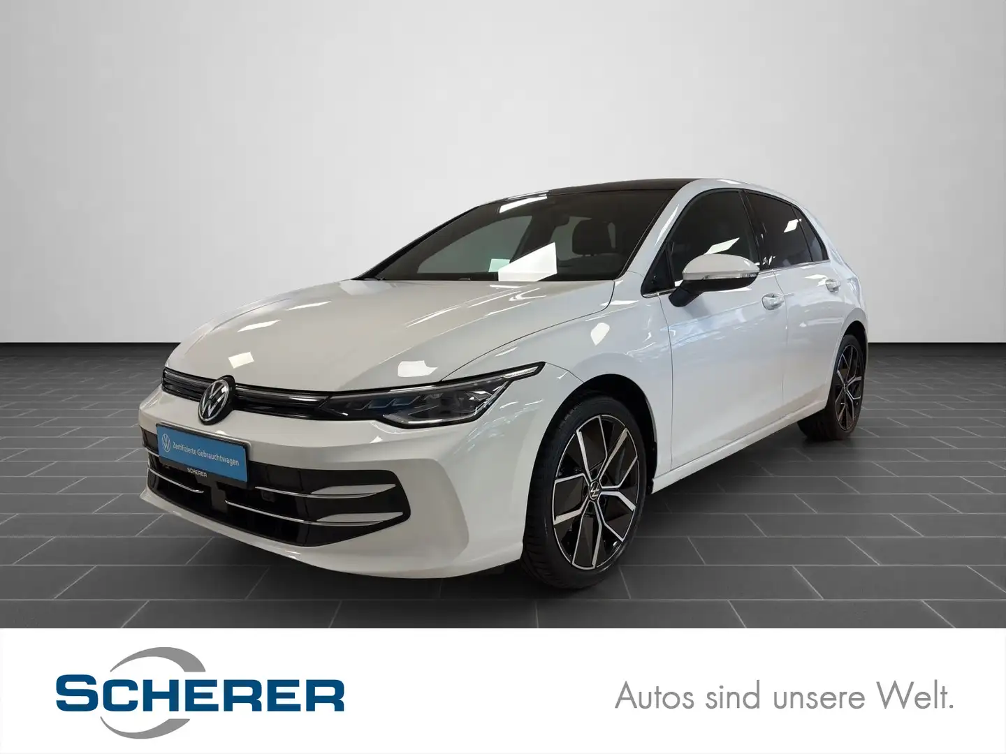 Volkswagen Golf VIII 1.5 eTSI Style DSG NAVI HUD PANO MATRI Weiß - 1
