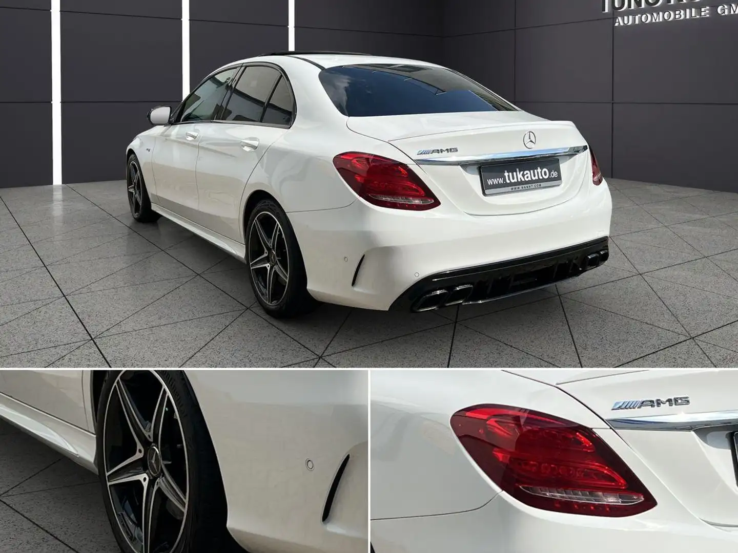 Mercedes-Benz C 43 AMG 4M|DISTRONIC|NIGHT|PERF.ABG|GSD|CAM|LED Weiß - 2