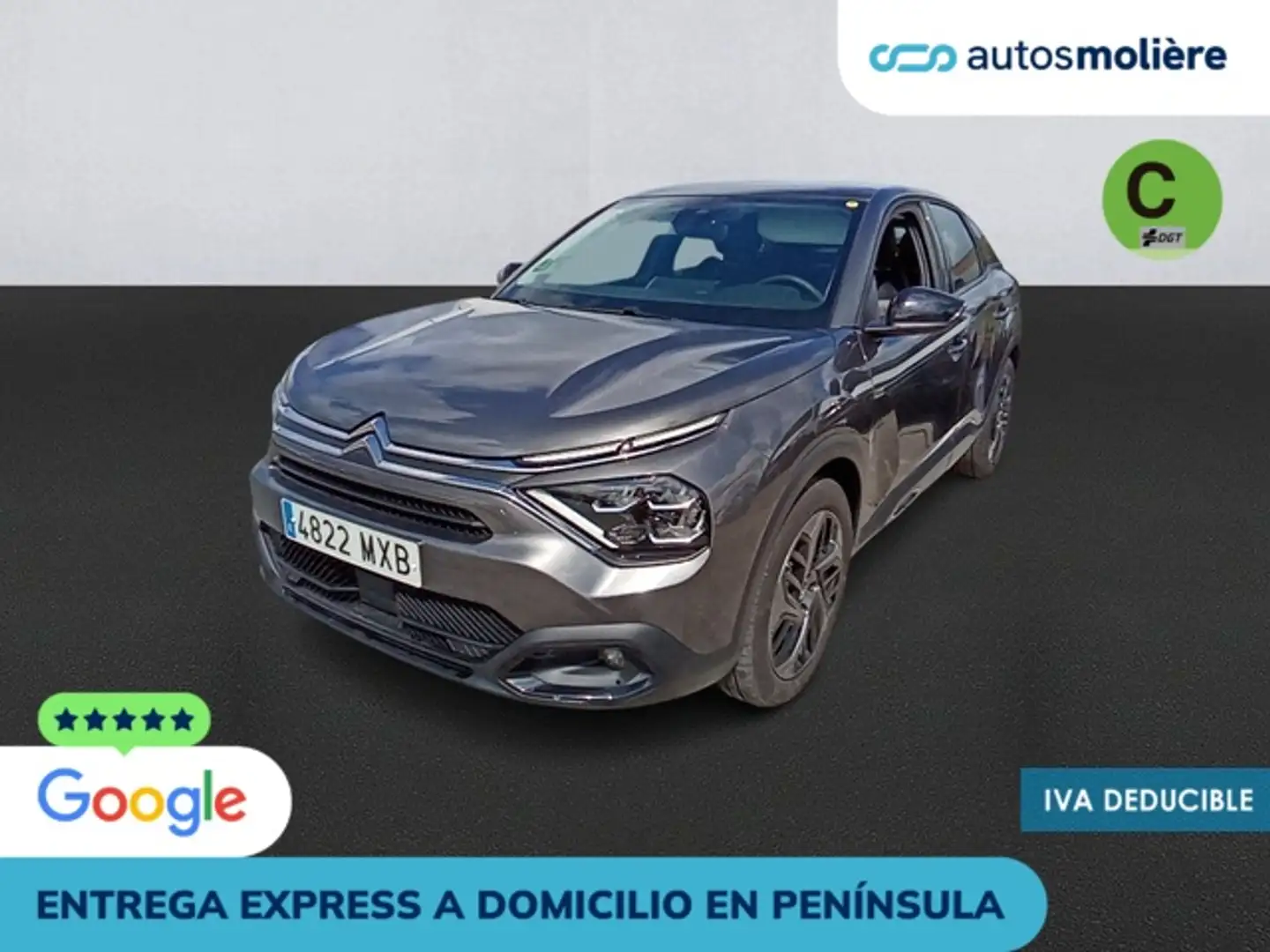 Citroen C4 1.5 BlueHDI S&S Plus EAT8 130 Gris - 1
