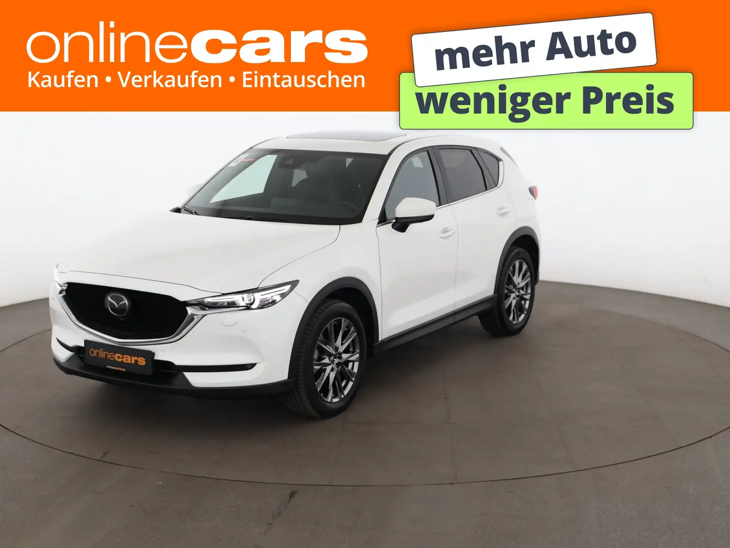 Mazda CX-5 2.5 SKYACTIV-G 194 AWD Takumi Aut LED LEDER Weiß - 1