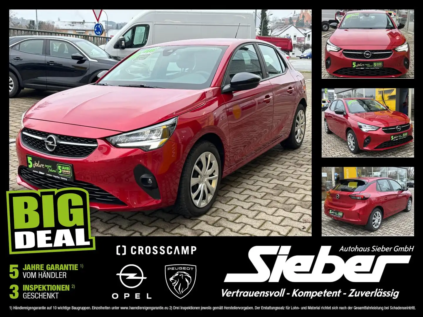 Opel Corsa F Edition Tempomat*Regensensor*CarPlay Rot - 1