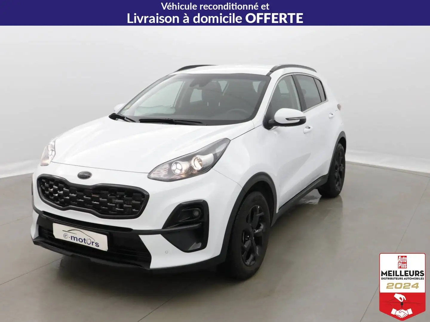 Kia Sportage 1.6 CRDi 136ch MHEV BVM6 4x2 Black Edition Alb - 1