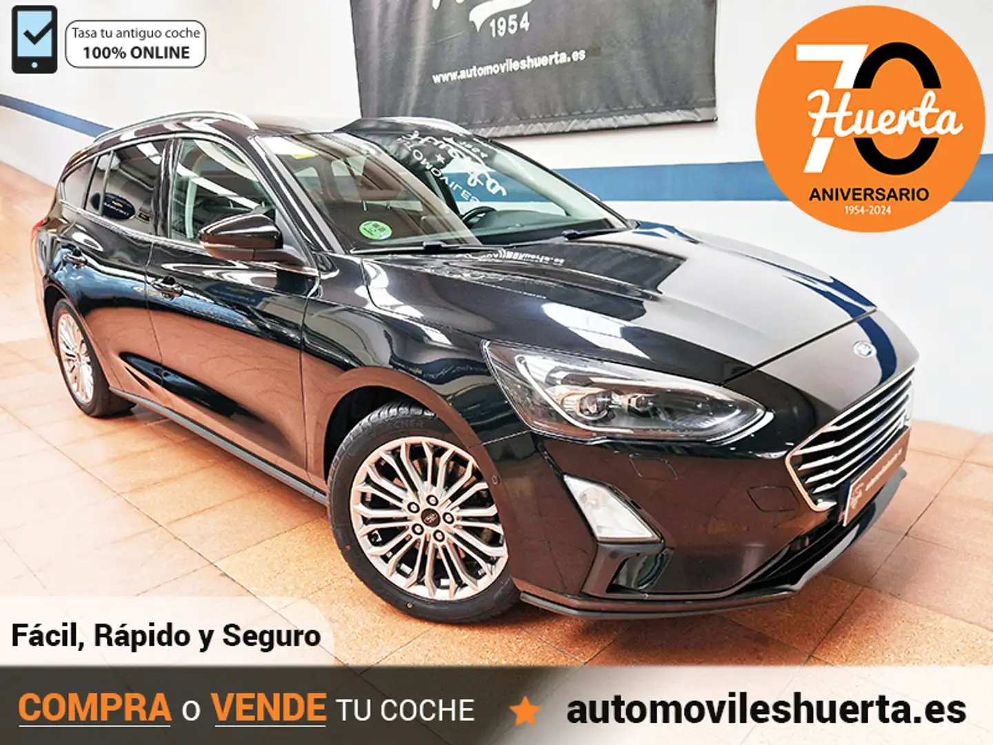 Ford Focus Sportbreak 1.0 Ecoboost Titanium Negro - 1