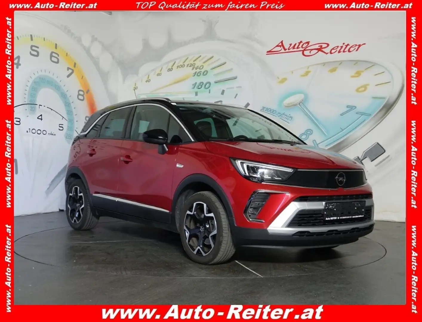 Opel Crossland 1,2 Turbo Ultimate Aut. *LENKRADHEIZUNG, NAVI, ... Rot - 1