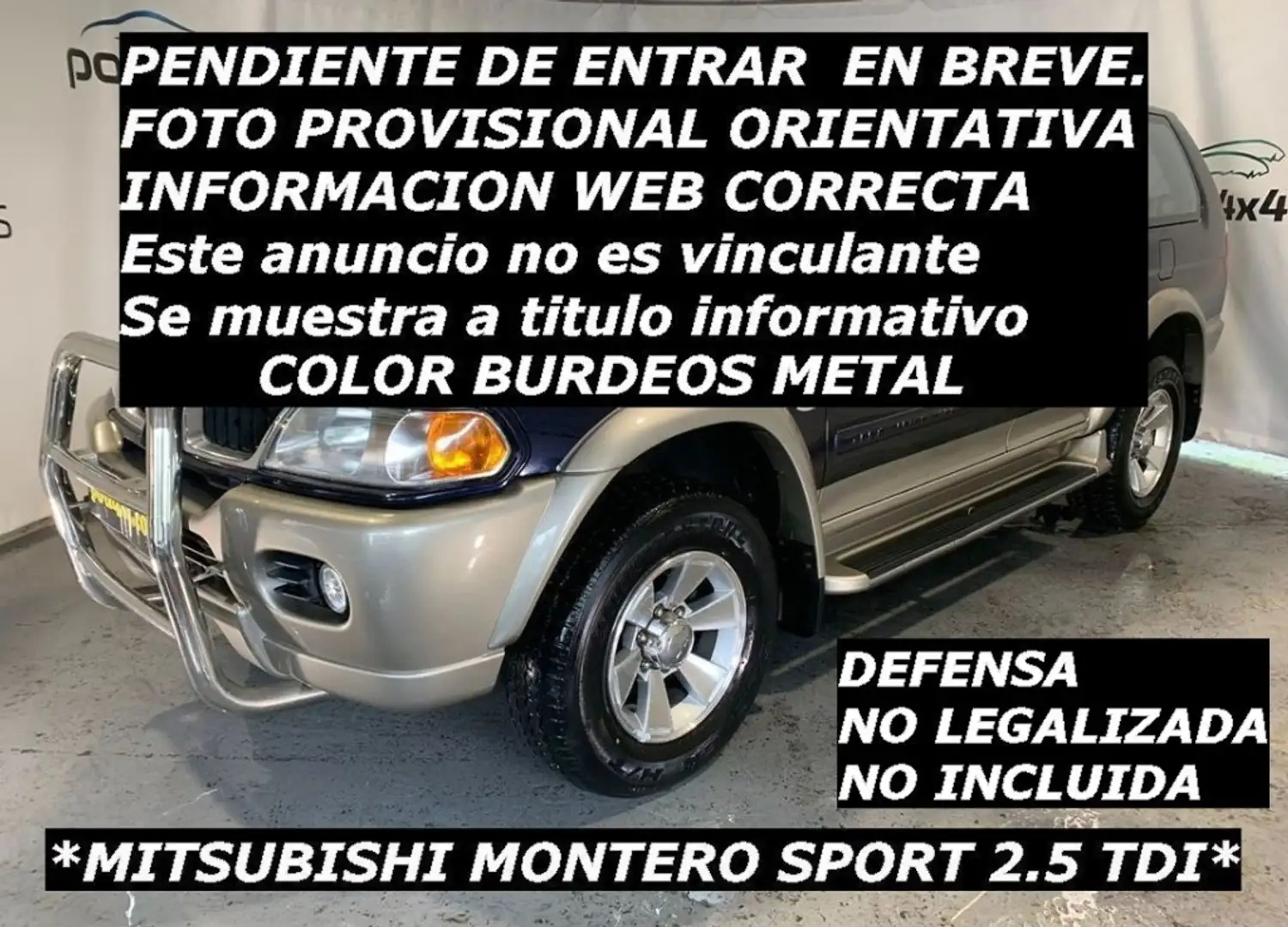 Mitsubishi Montero Sport 2.5 TDi GLS Plus Violett - 1