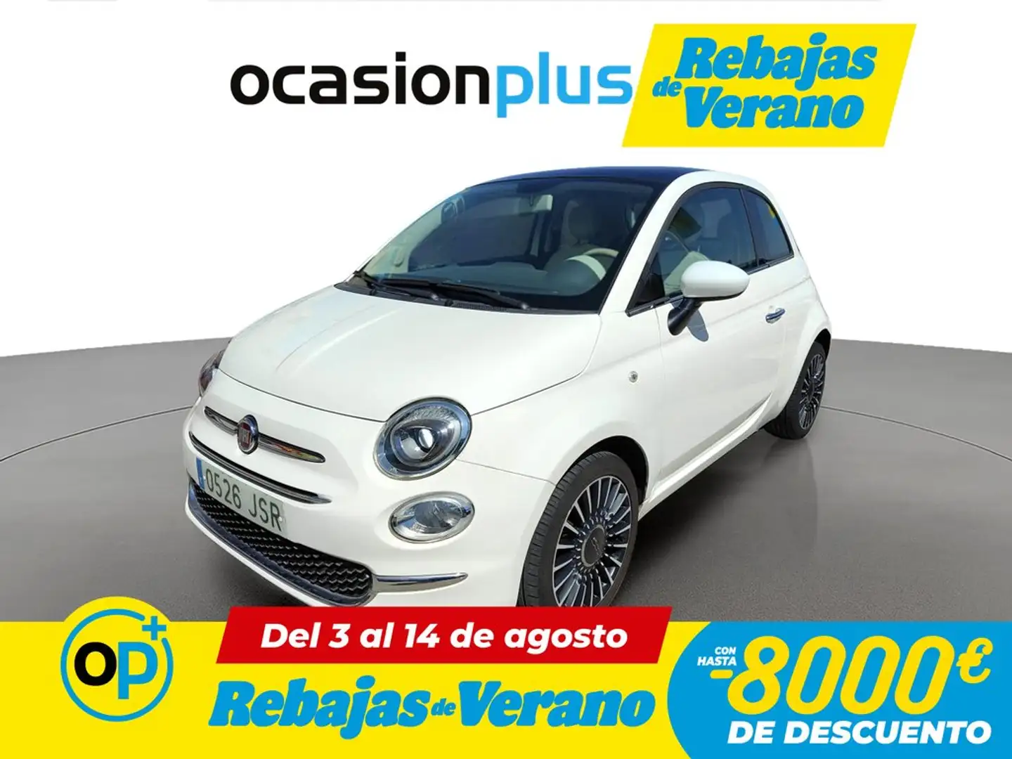 Fiat 500 1.2 Lounge Blanco - 1