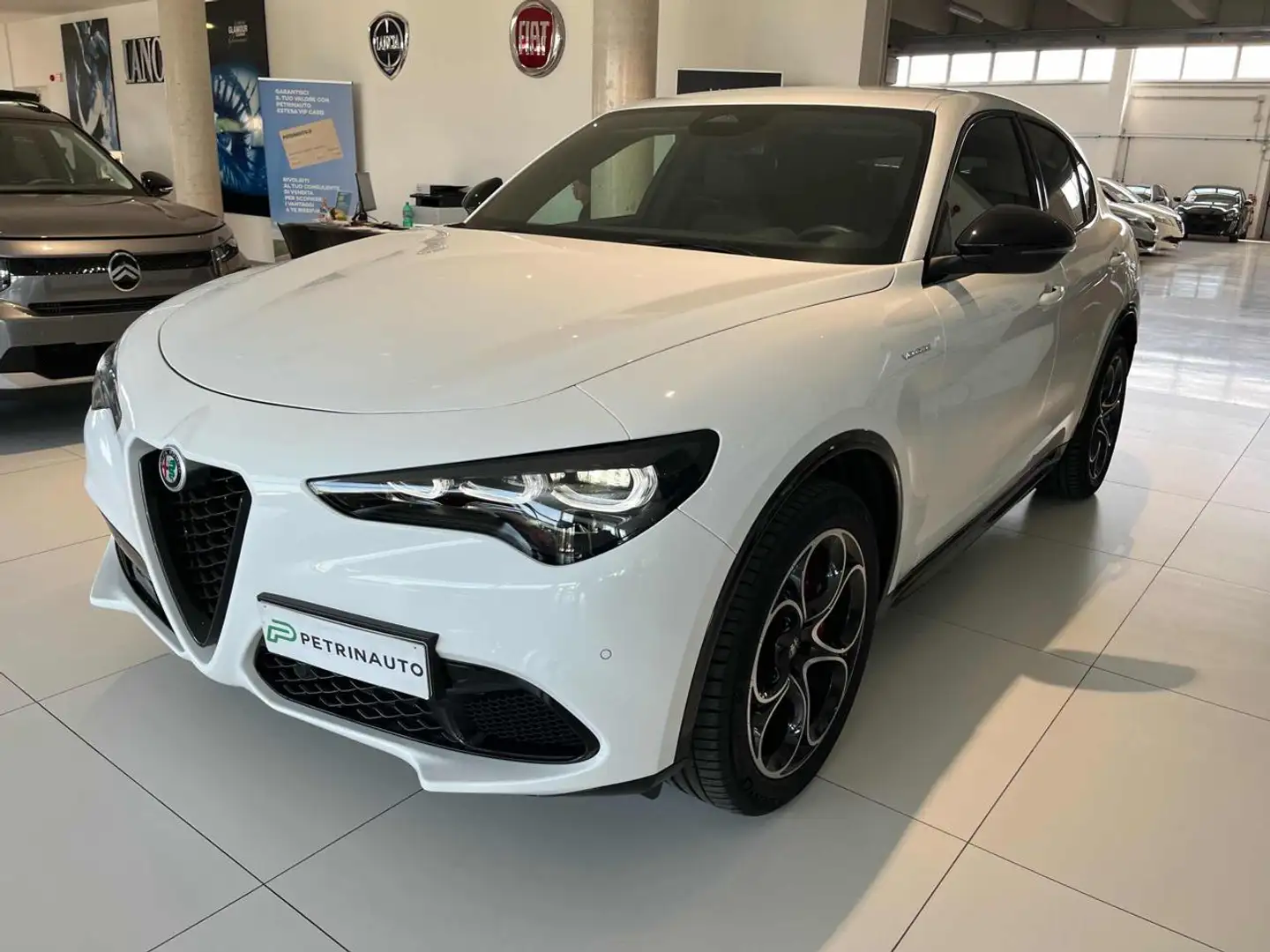 Alfa Romeo Stelvio 2.2 Turbodiesel 210cv AT8 Q4 Veloce Weiß - 1