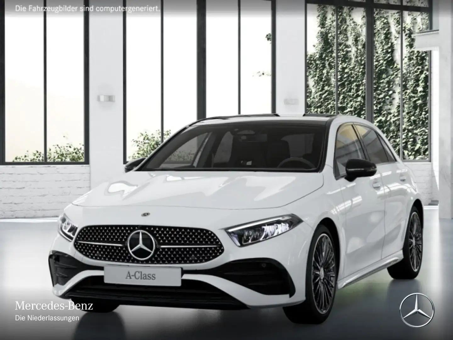 Mercedes-Benz A 180 AMG+NIGHT+PANO+LED+KAMERA+TOTW+7G Weiß - 2