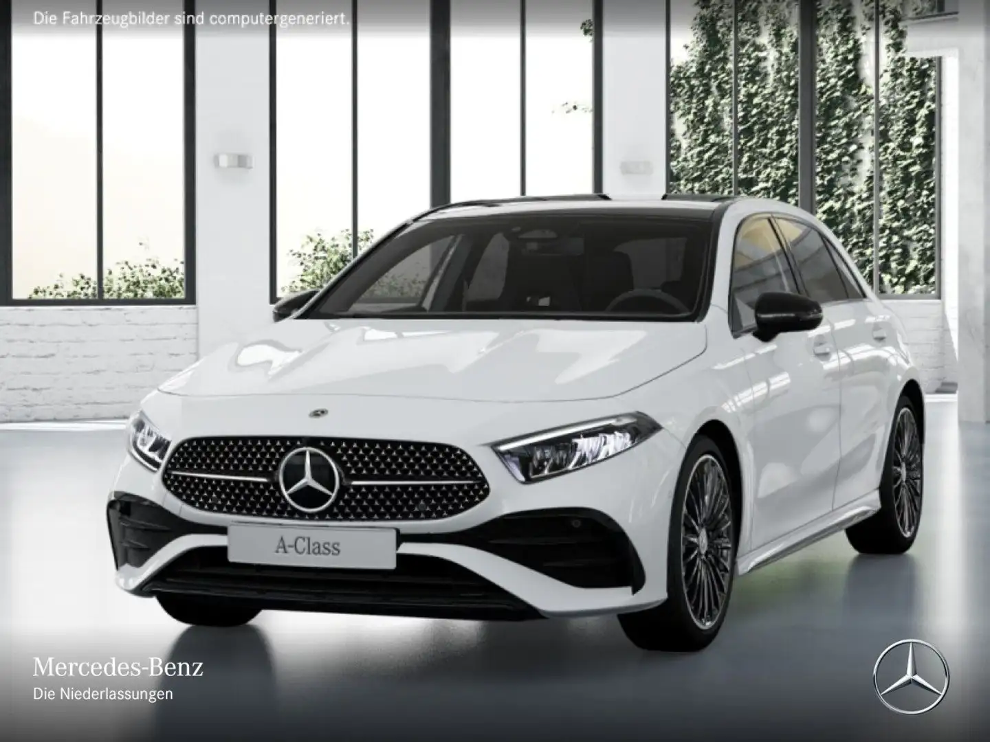 Mercedes-Benz A 180 AMG+NIGHT+PANO+LED+KAMERA+TOTW+7G Weiß - 2