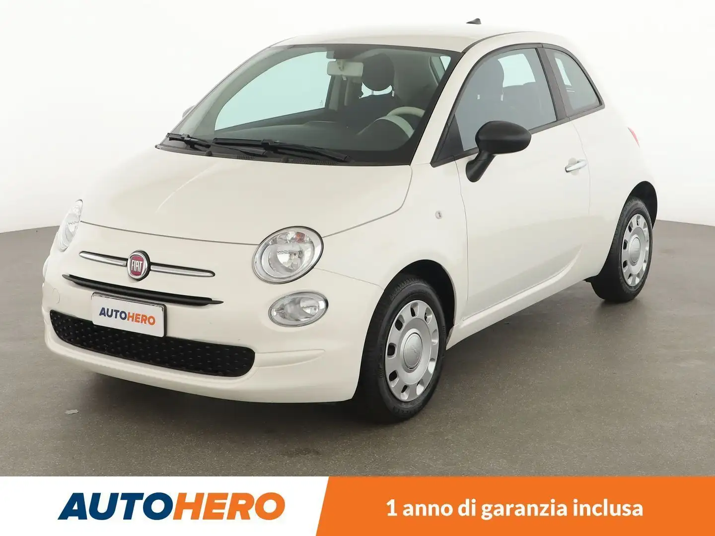 Fiat 500 1.0 Mild-Hybrid Cult MHEV Weiß - 1