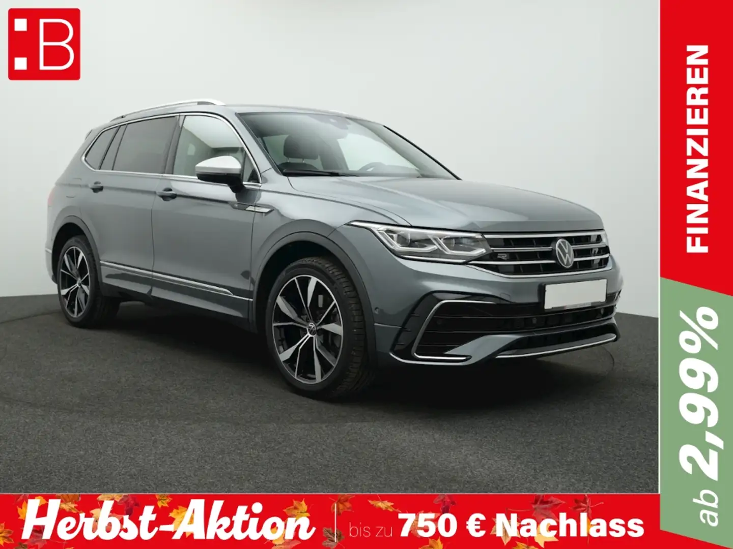 Volkswagen Tiguan Allspace 2.0 TDI DSG 4Mo. R-Line 7-SITZE AHK NAVI KAMERA 20 Grau - 1