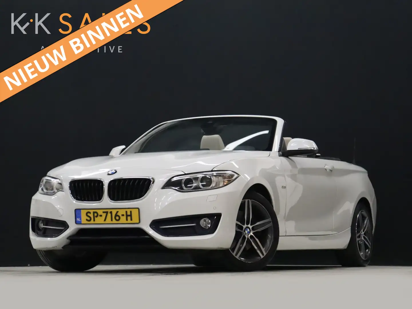 BMW 220 2-serie Cabrio 220i High Executive [CAMERA, VOL LE Wit - 1