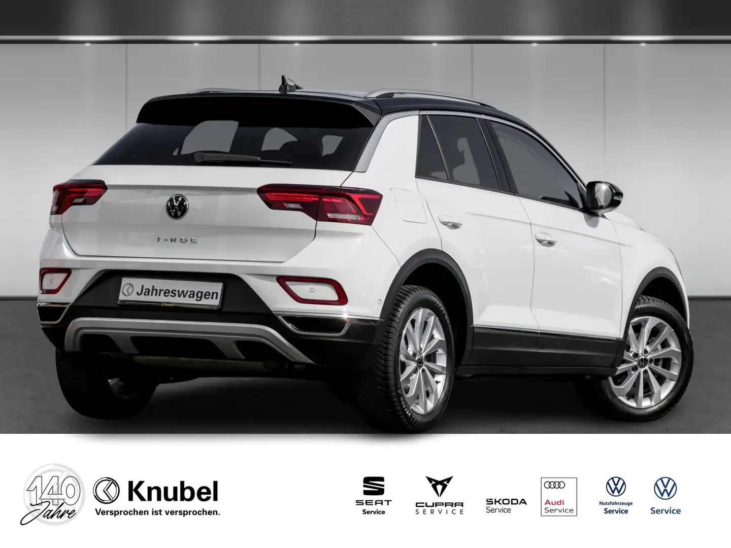 Volkswagen T-Roc Style 1.5 TSI DSG LED+/NAVI/AHK/ACC/PARKASS. Weiß - 2