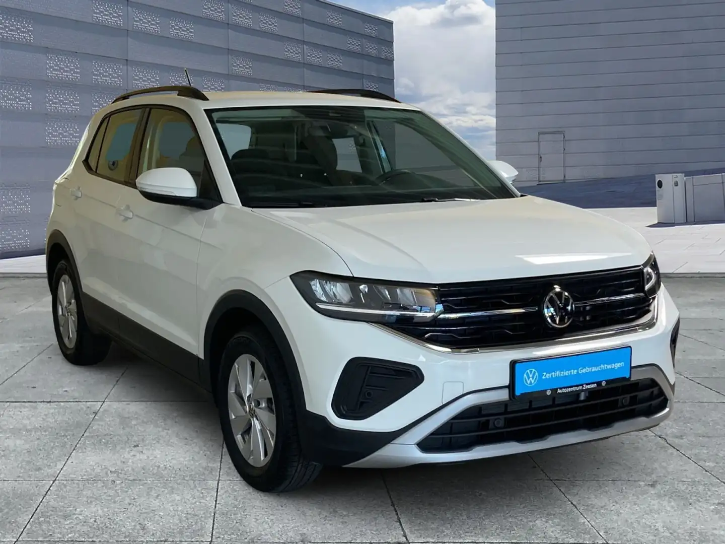 Volkswagen T-Cross 1.0 TSI Life Klima Einparkhilfe Sitzheizung Weiß - 2