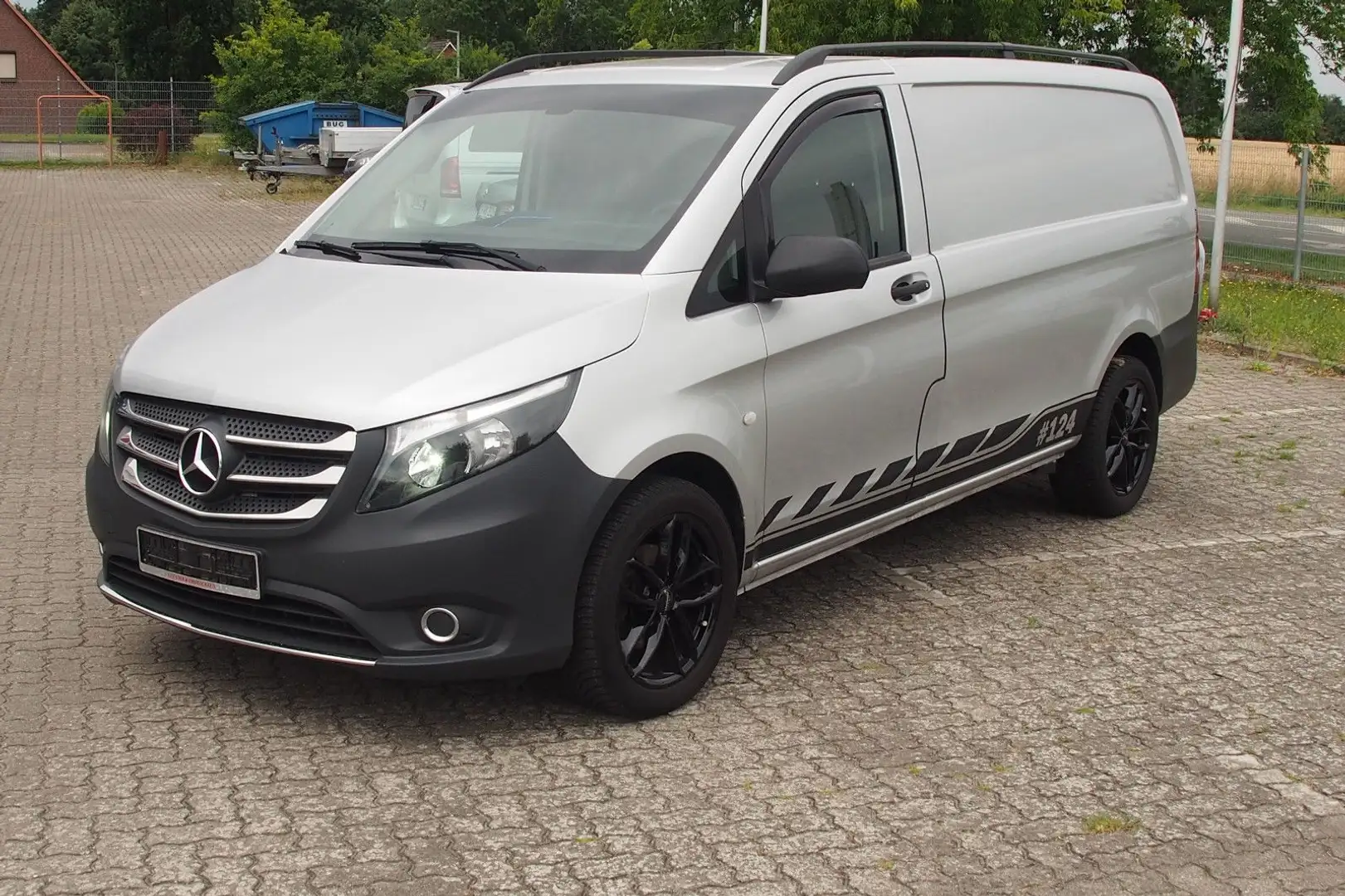 Mercedes-Benz Vito Kasten 111 CDI FWD lang/ MX Transporter Plateado - 1