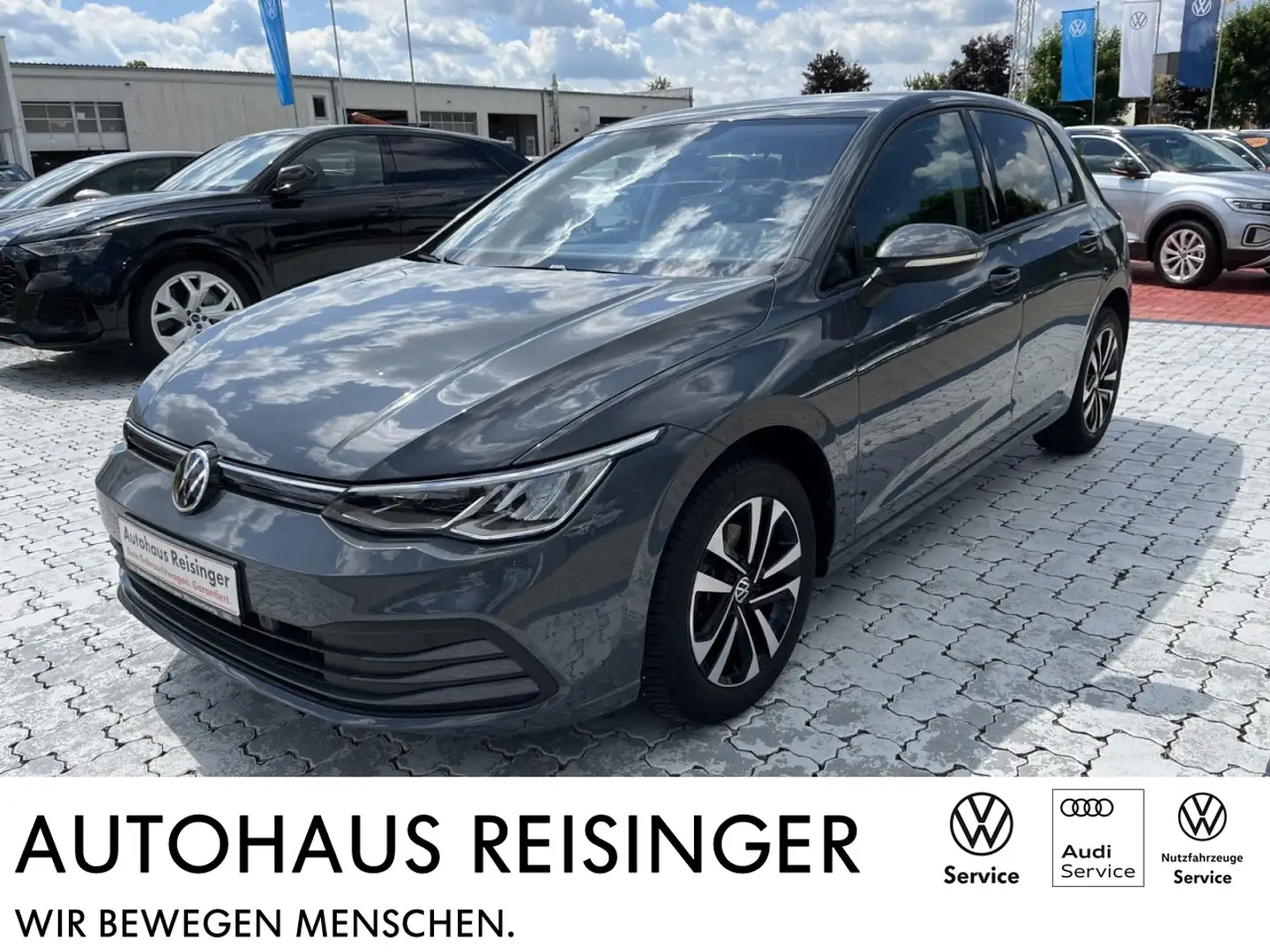 Volkswagen Golf VIII 1.0 TSI United (LED,ACC,AppConnect,DAB+) Gris - 1