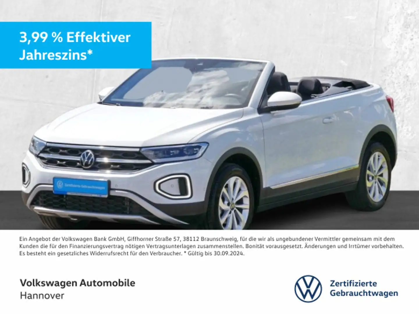 Volkswagen T-Roc 1.0 TSI Style Navi LED DigCockpi Weiß - 1