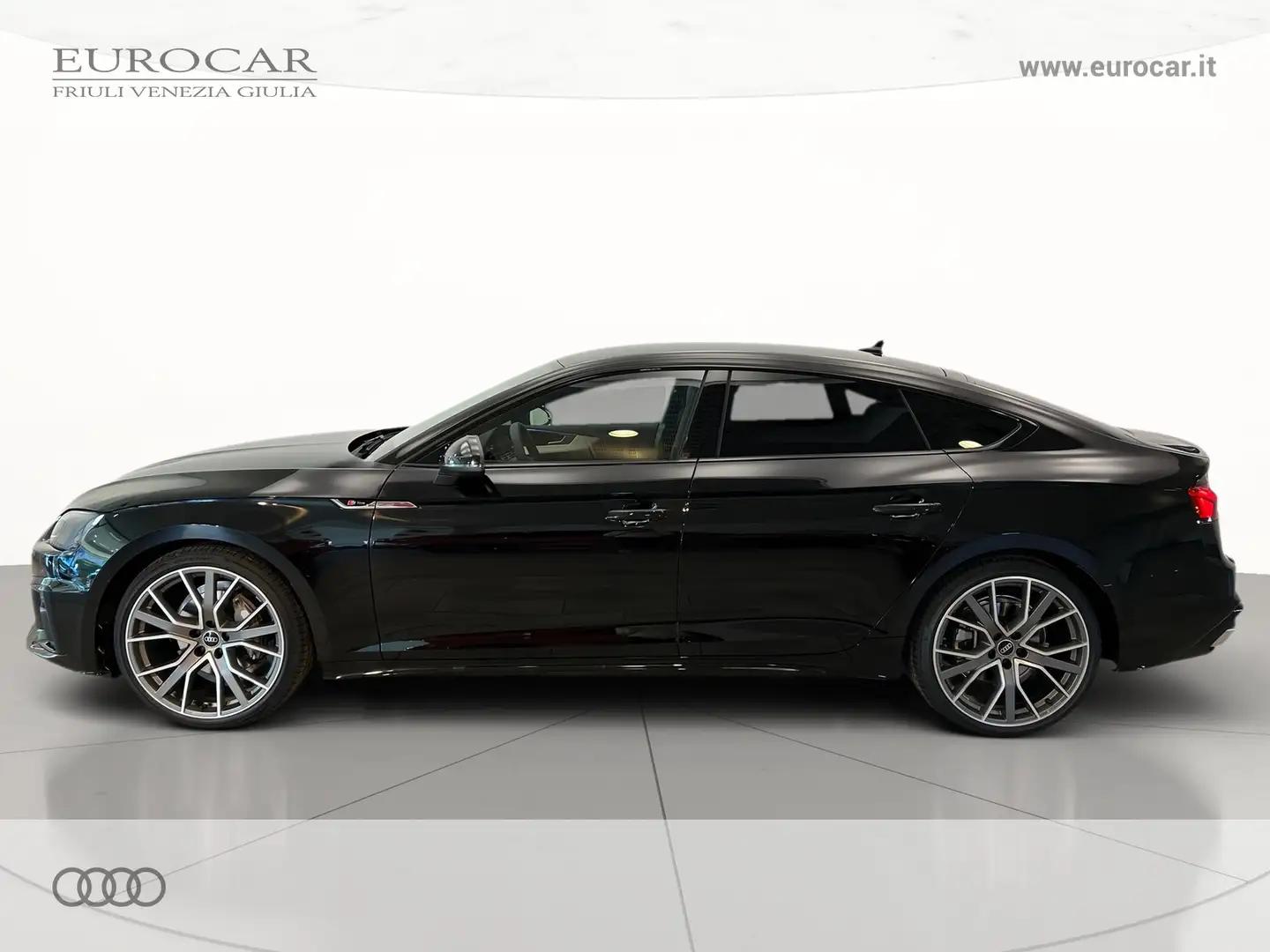 Audi A5 sportback 40 2.0 tdi mhev s line edition quattro 2 Noir - 2