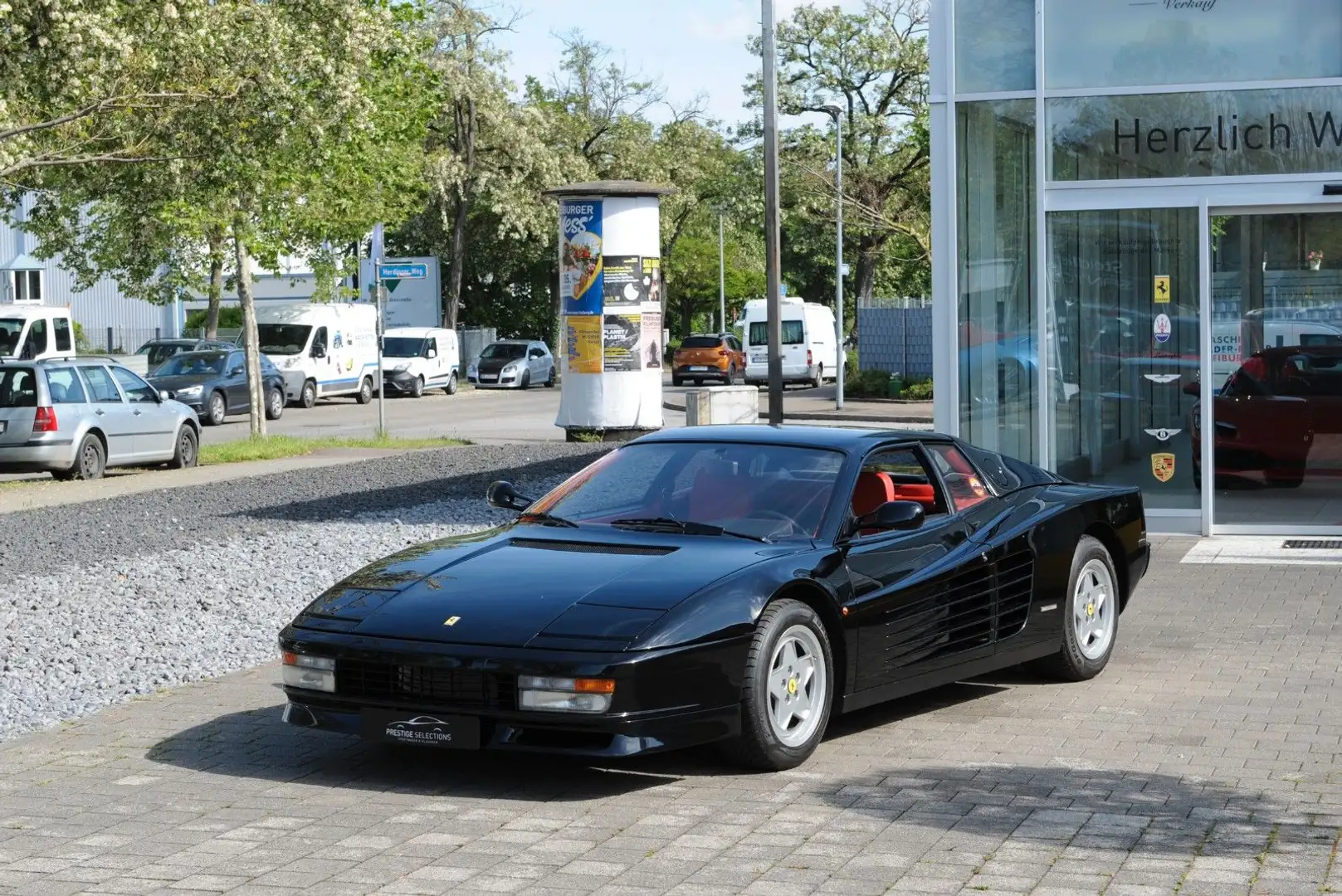 Ferrari Testarossa Erstlack!Sammlerstück!Top Historie! Noir - 1