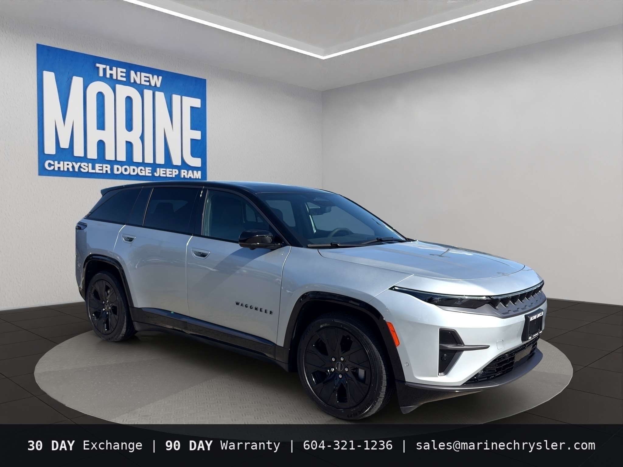 Silver 2024 Jeep Wagoneer S SUV / Crossover Four-Wheel Drive Automatic