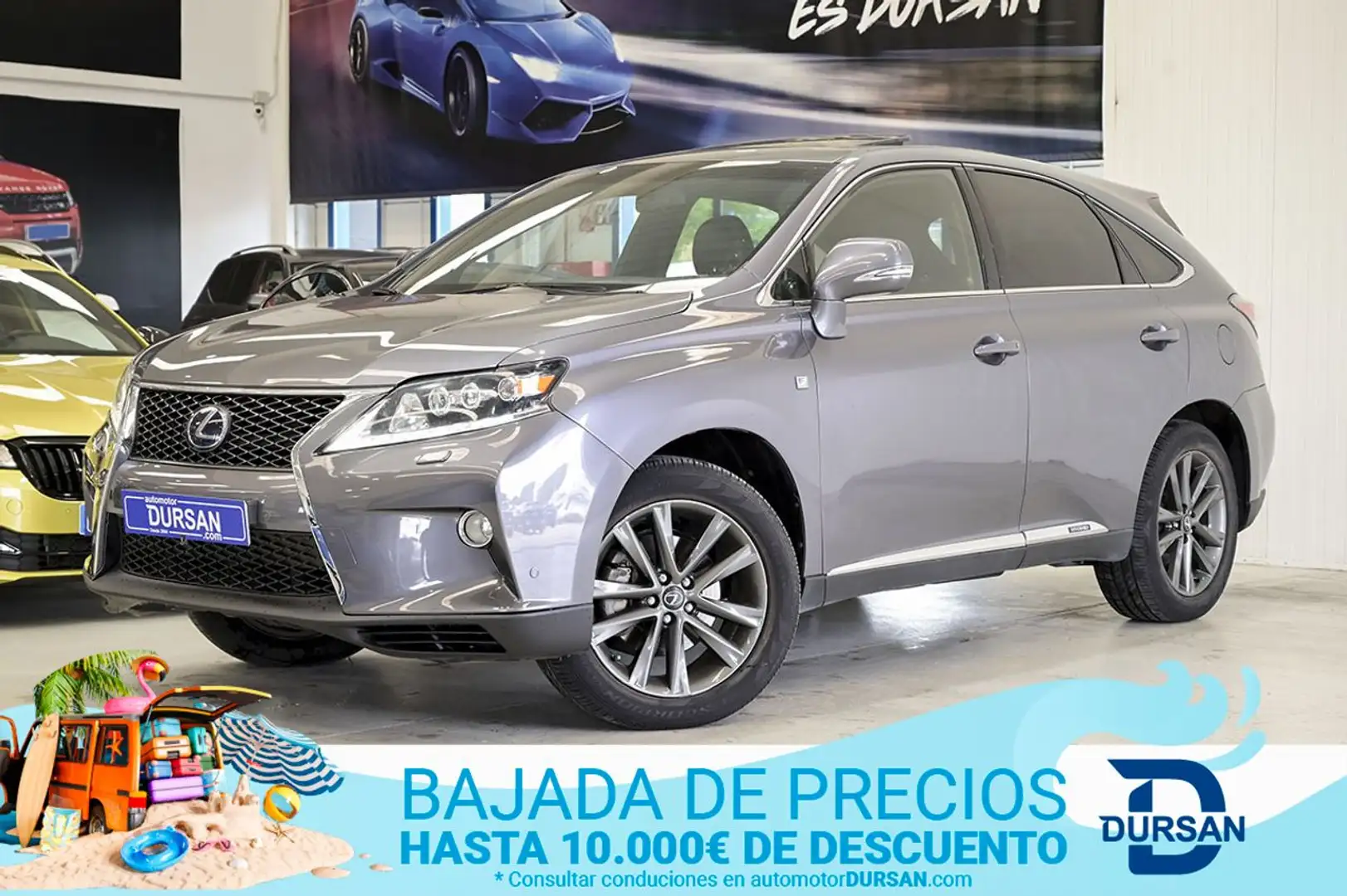 Lexus RX 450h Hybrid F Sport Gris - 1