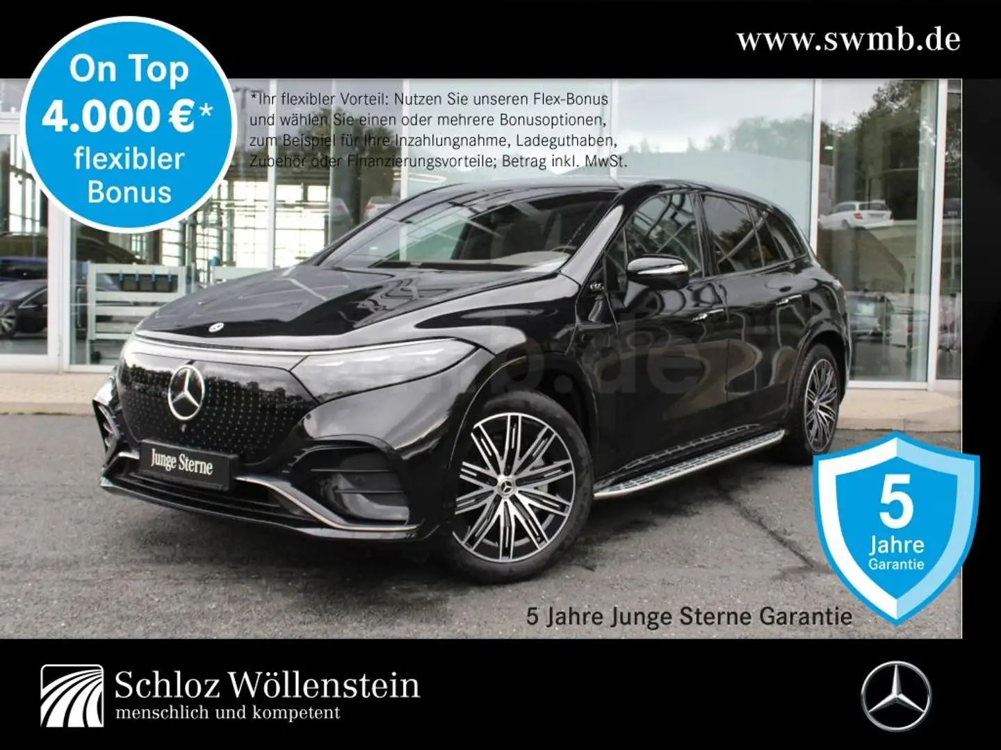 Mercedes-Benz EQS SUV EQS 580 4M SUV AMG/Digital Light/Hyperscreen/HuD Schwarz - 1