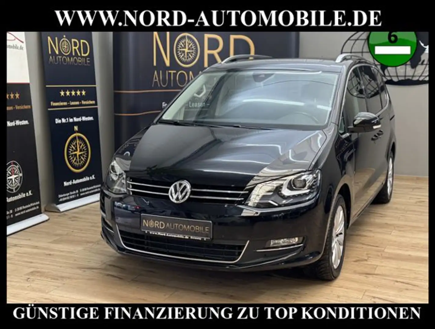 Volkswagen Sharan 1.4 TSI Highline DSG Pano/7-Sitzer/Kamera Highline Schwarz - 1