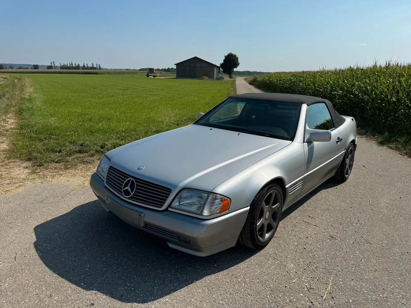 Mercedes-Benz SL 280 Leder Automatik 3.Hd Deutsches Fahrzeug Silber - 2