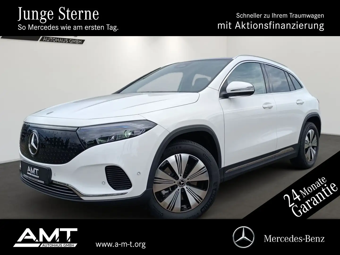 Mercedes-Benz EQA 350 4M Progressive*Pano*AHK*Kamera*Ambiente Fehér - 1
