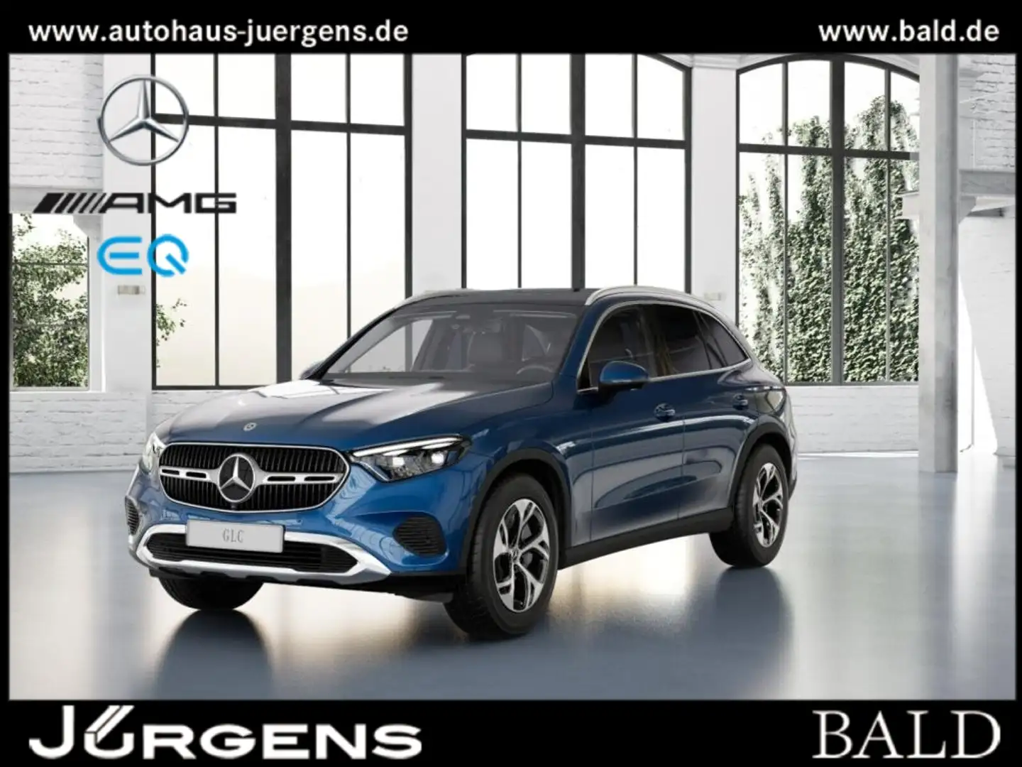 Mercedes-Benz GLC 300 e 4M Avantgarde/Pano/AHK/Digital/360/18" Blauw - 2