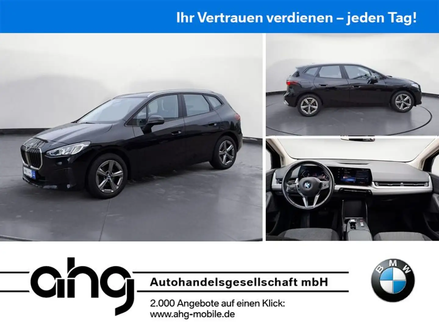 BMW 218 DCT Navi DSG Tempom.aktiv Blu Schwarz - 1