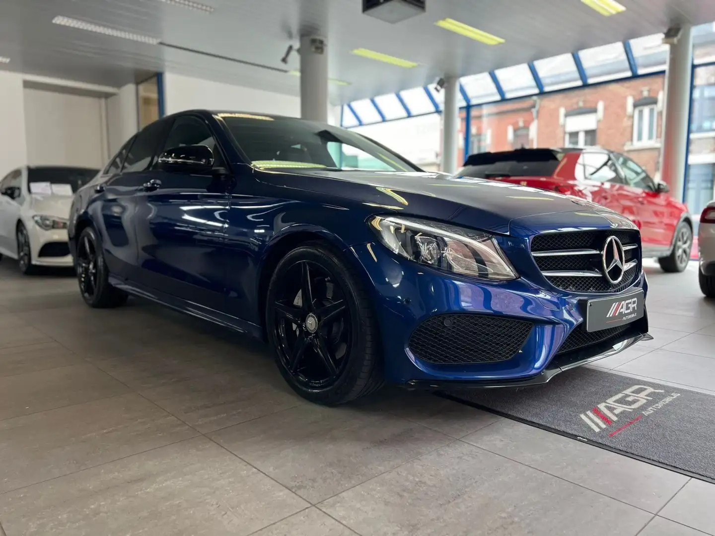 Mercedes-Benz C 180 PACK AMG BOITE AUTOMATIQUE Blu/Azzurro - 2