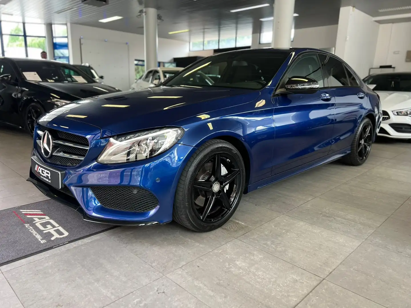 Mercedes-Benz C 180 PACK AMG BOITE AUTOMATIQUE Blu/Azzurro - 1