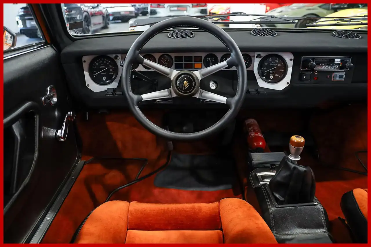 Lamborghini Urraco P250 **ITALIANA - ARANCIO - TAGLIANDATA, foto 11