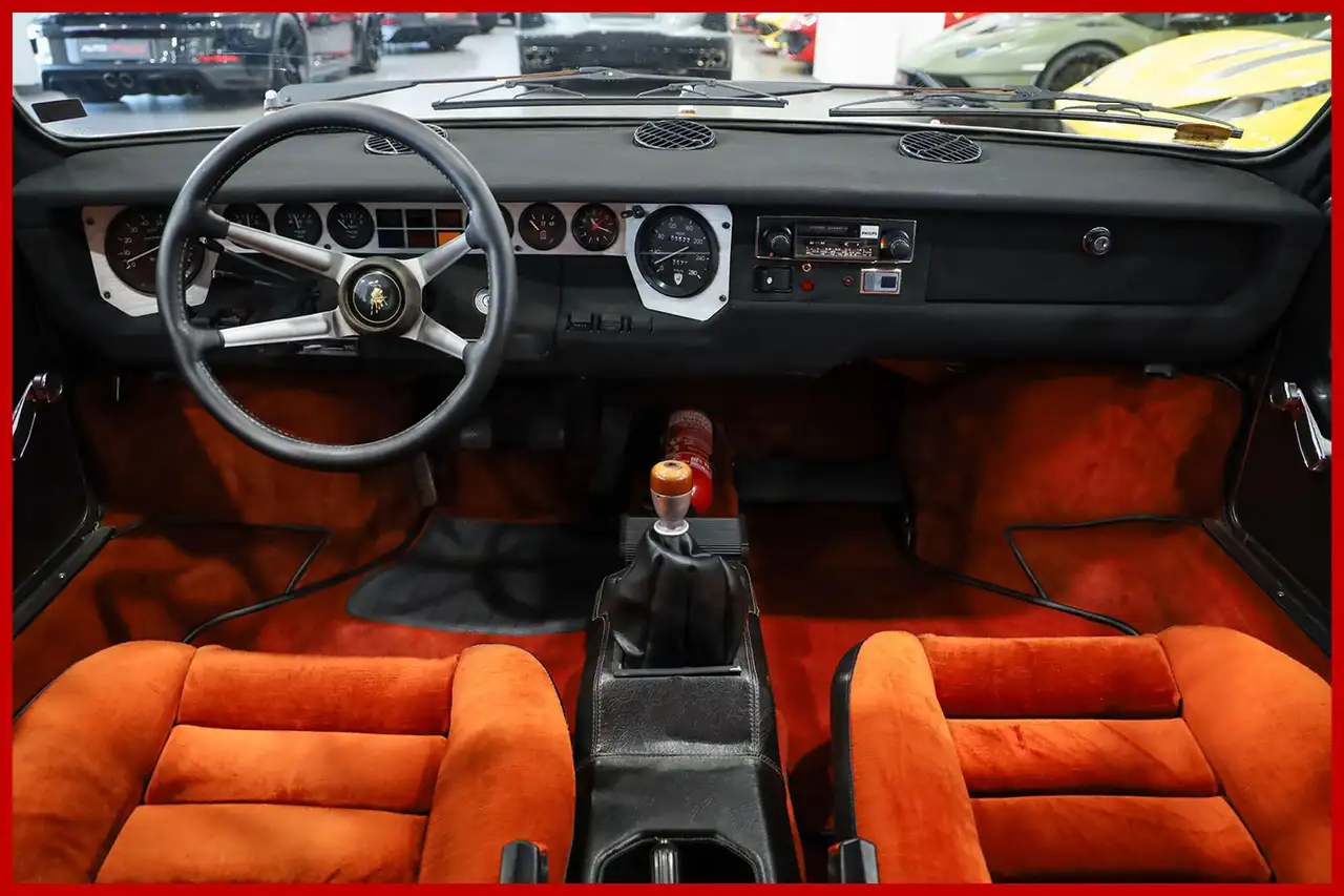 Lamborghini Urraco P250 **ITALIANA - ARANCIO - TAGLIANDATA, foto 10