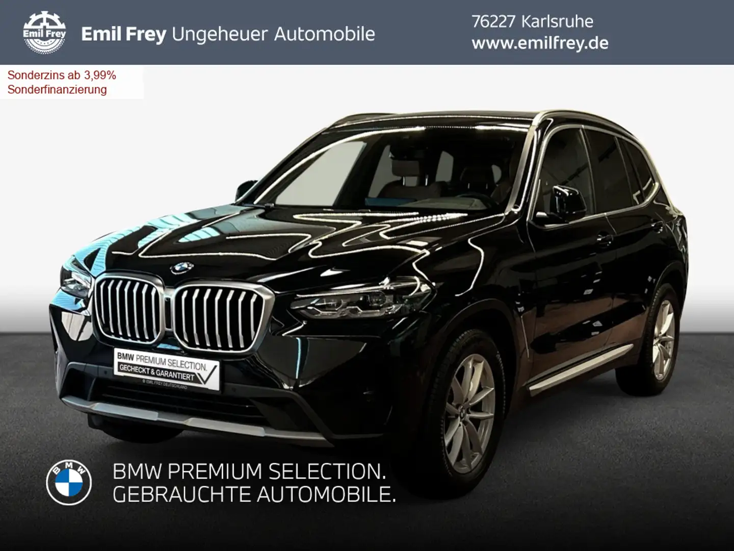 BMW X3 xDrive20d Aut. *Navi*Panorma**DrivingAssistant* Negru - 1