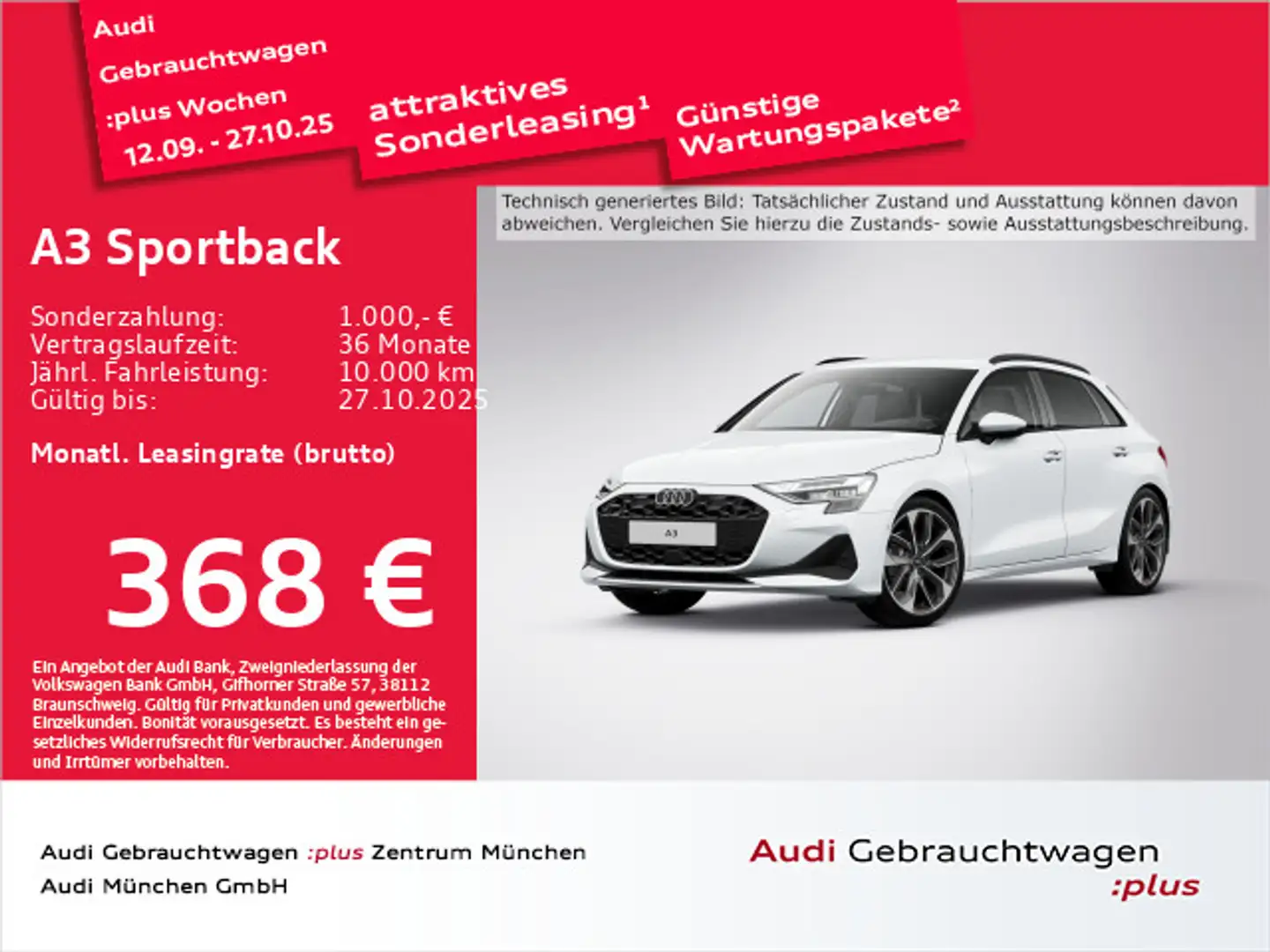Audi A3 35 TDI S tronic 19"Zoll/AHK/SONOS/N Weiß - 1