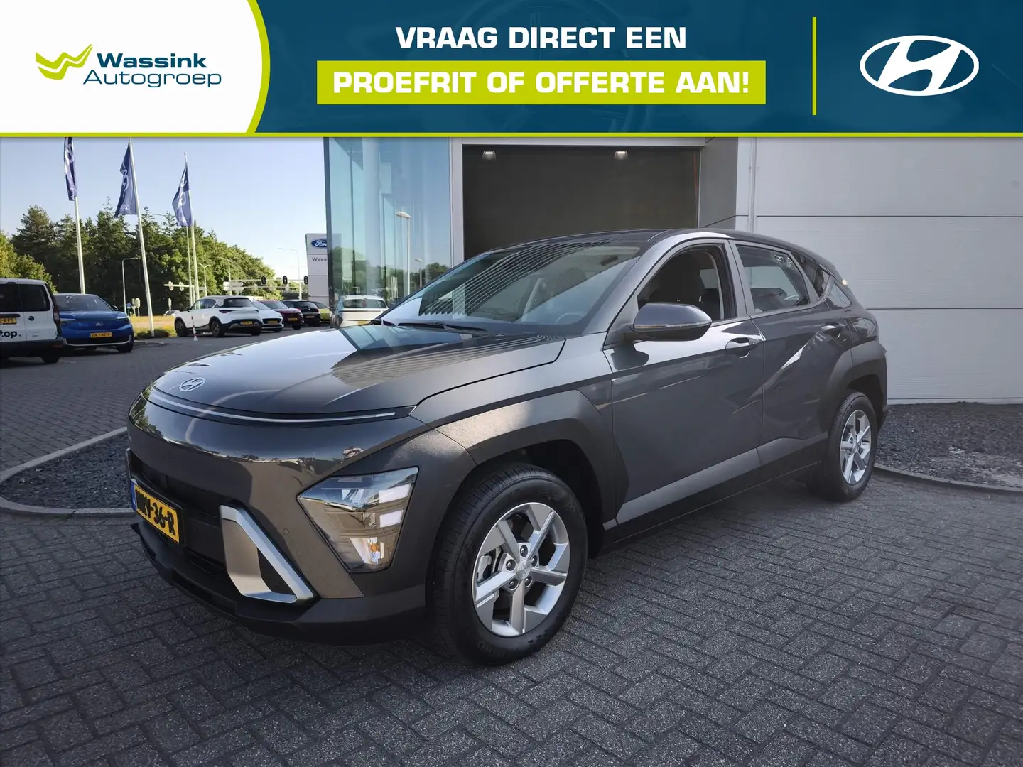 Hyundai KONA 1.6 GDI HEV 141pk AUTOMAAT Comfort | Camera | Navi Gris - 1