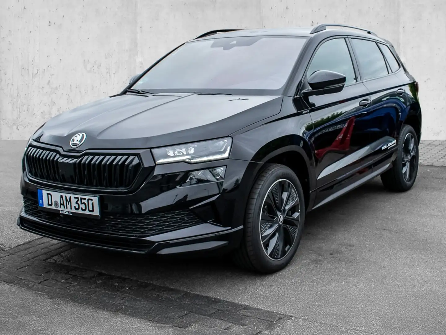 Skoda Karoq 1.5 TSI DSG Sportline AHK NAVI LED LM ACC Schwarz - 2