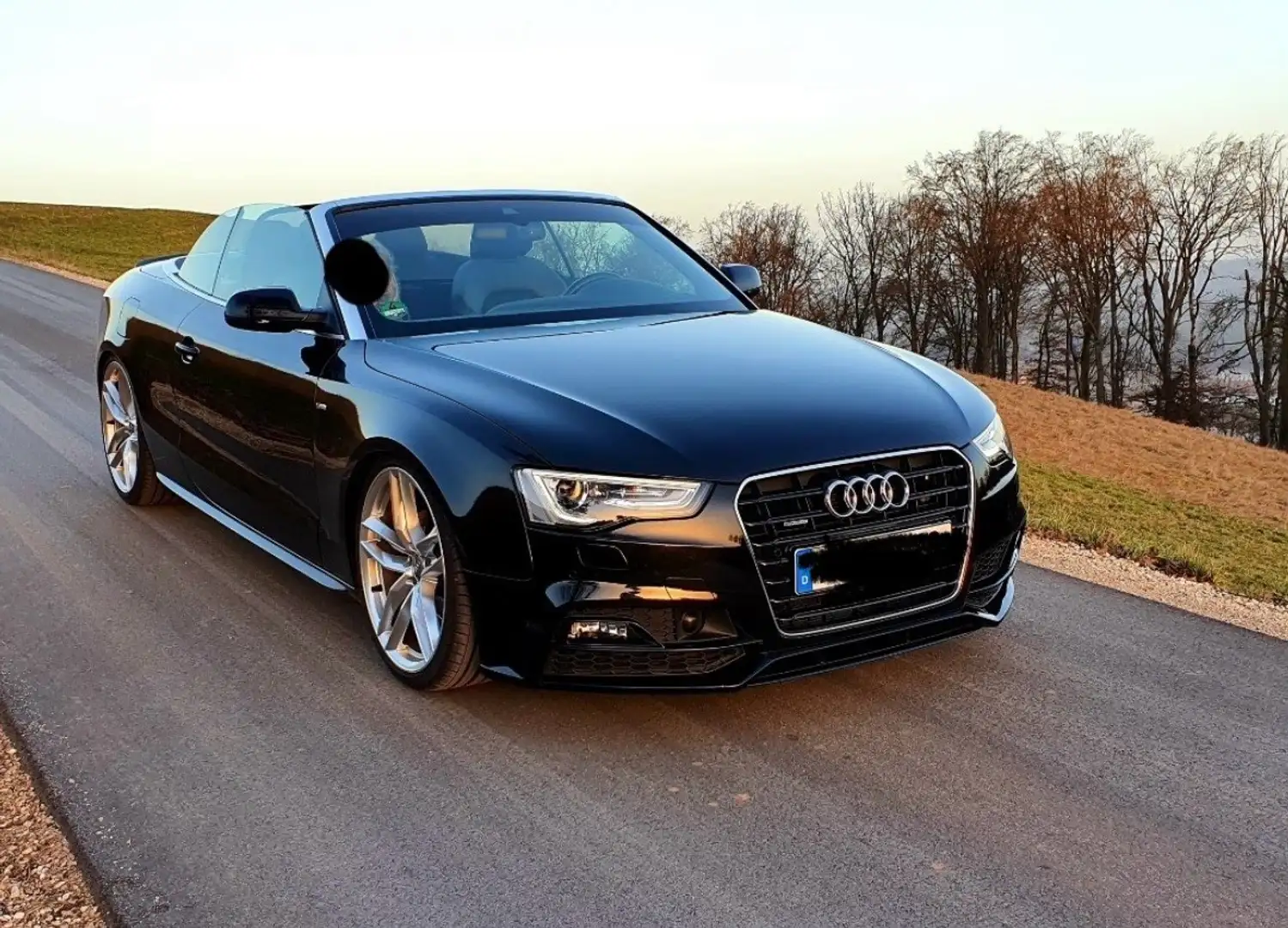 Audi A5 Cabrio 2.0 TDI DPF (clean diesel) quattro Schwarz - 1