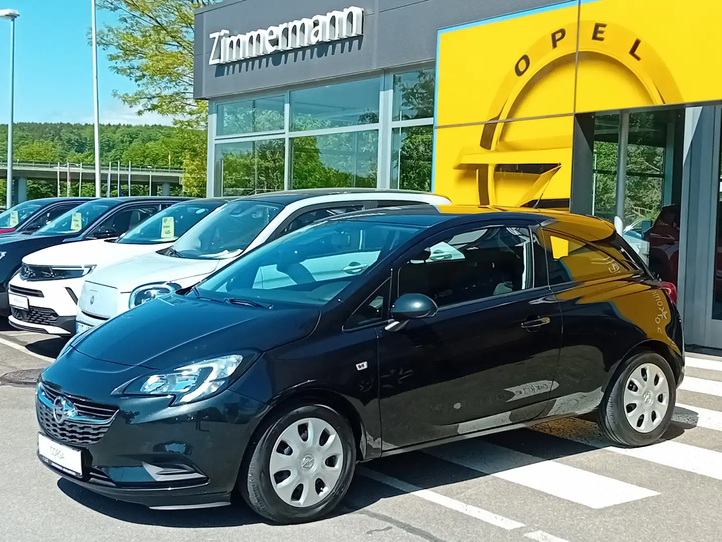 Opel Corsa E Edition ecoFlex Zwart - 1
