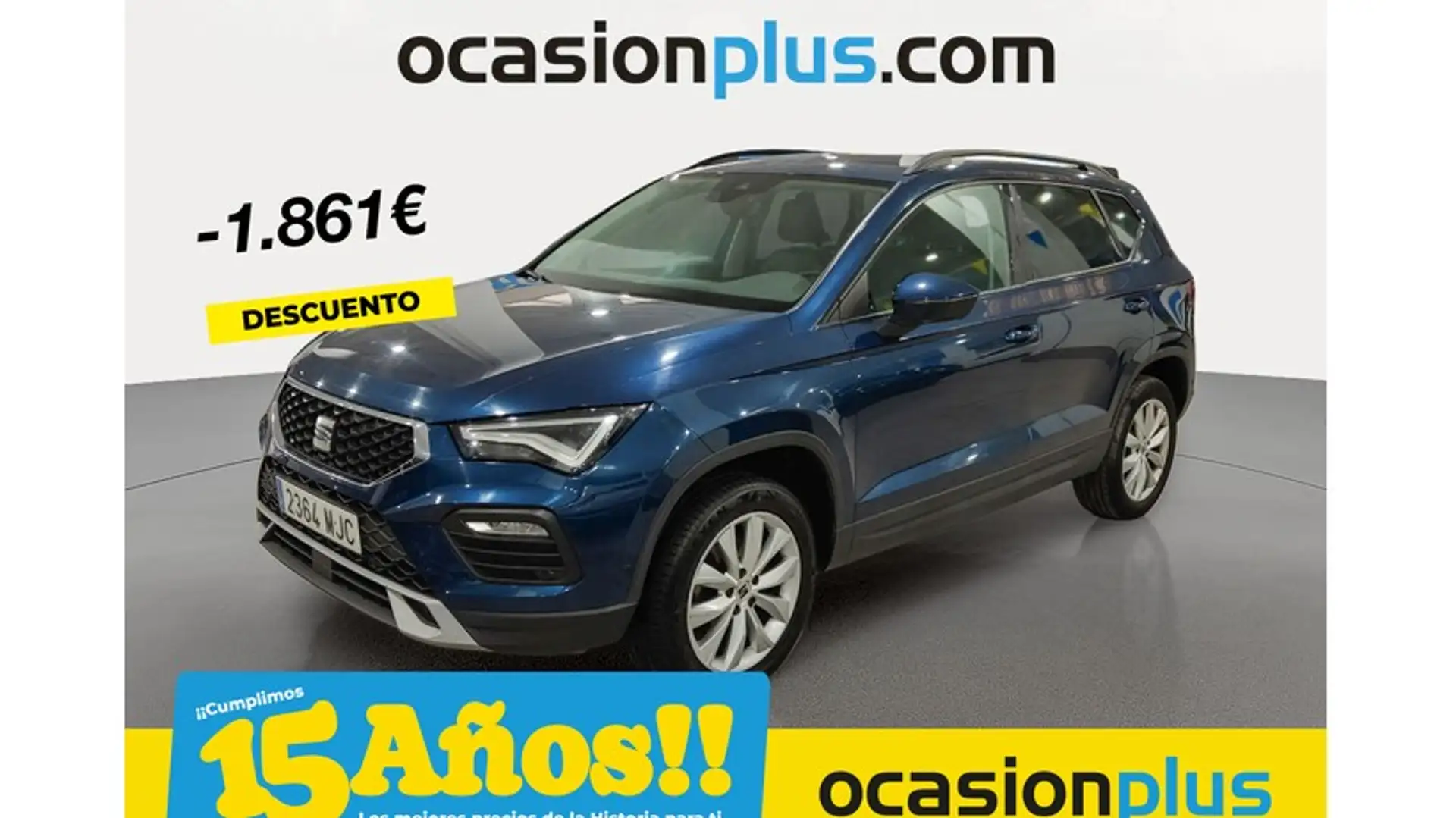 SEAT Ateca 1.5 EcoTSI S&S Style XM Bleu - 1