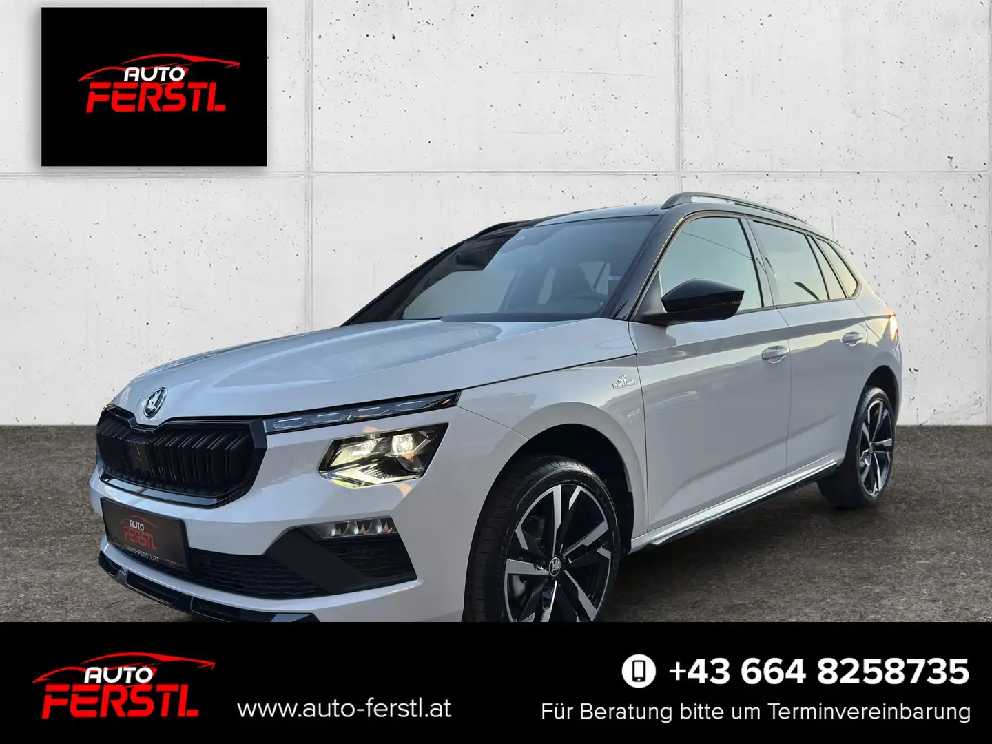 Skoda Kamiq 1,5 TSI DSG Monte Carlo NEU/Keine TAGESZULASSUN... Weiß - 1
