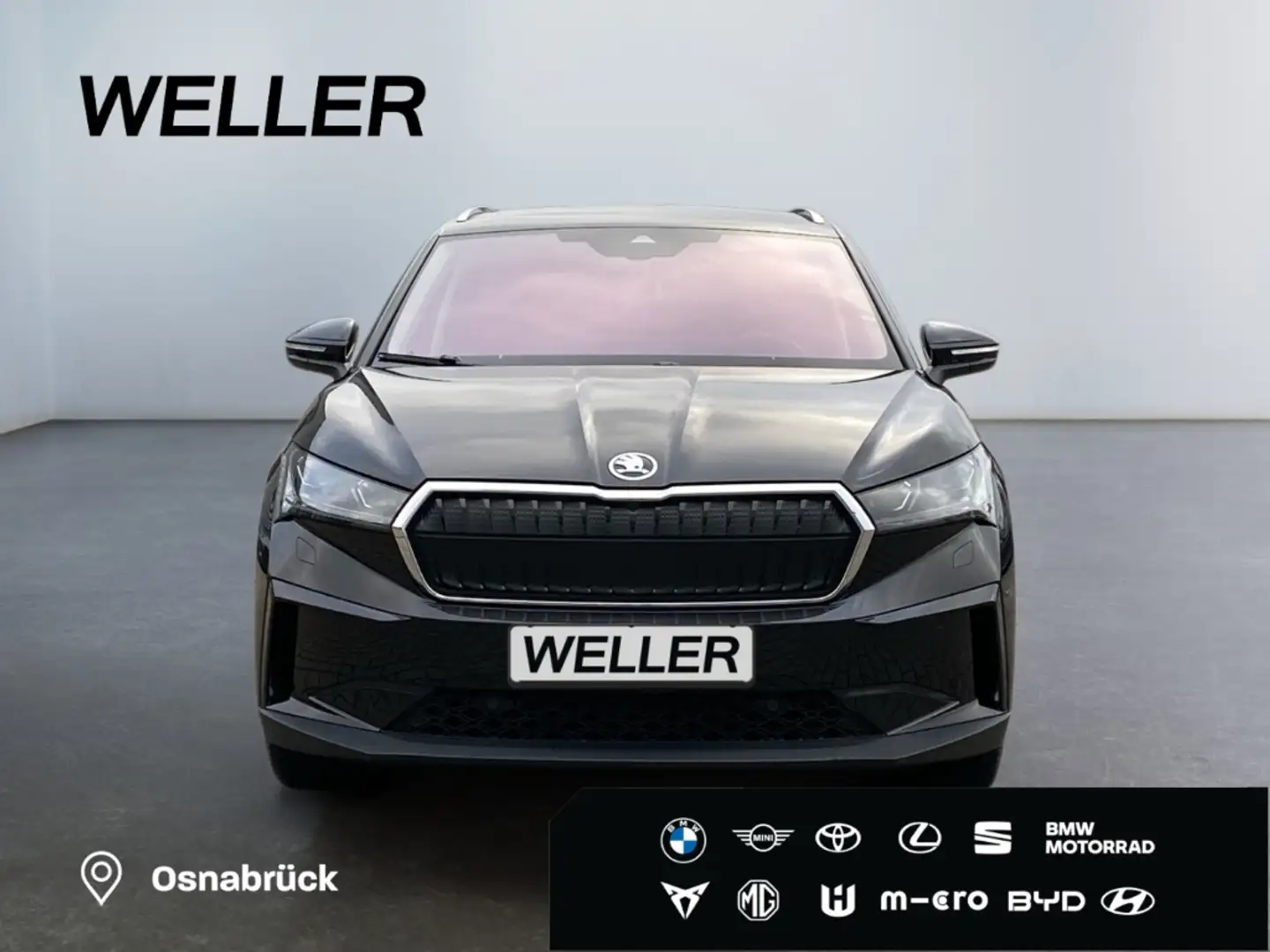 Skoda Enyaq iV 60 *Matrix*AHK*21''*el Sitz*CAM*el Heck* Schwarz - 2